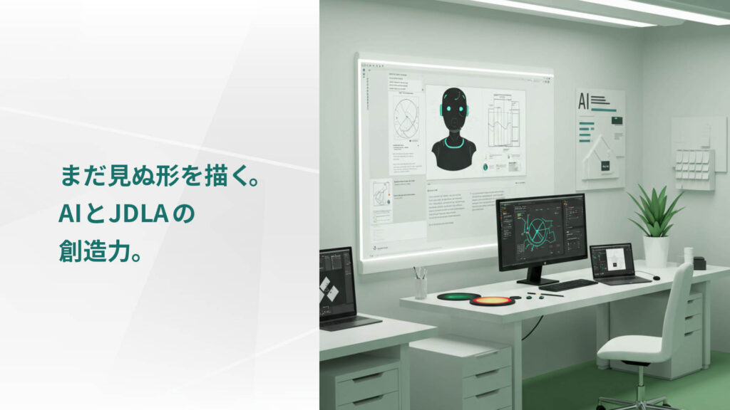 まだ見ぬ形を描く。 AIとJDLAの 創造力。