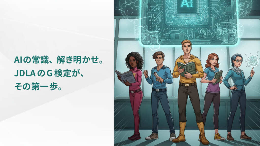 AIの常識、解き明かせ。JDLAのG検定が、その第一歩。