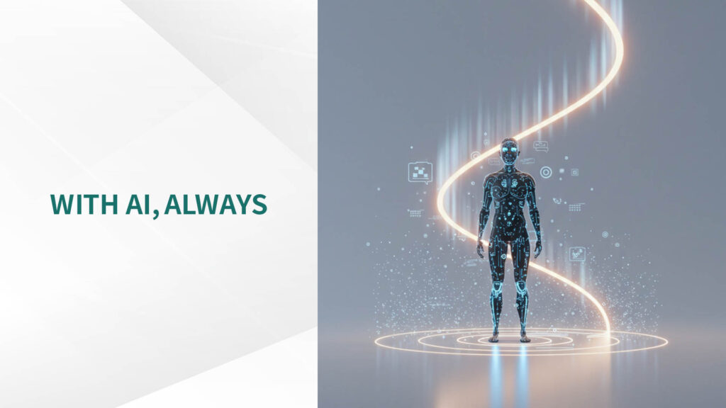 WITH AI, ALWAYS / AIと共に、常に新しい自分へ。JDLAがその変革を支える。